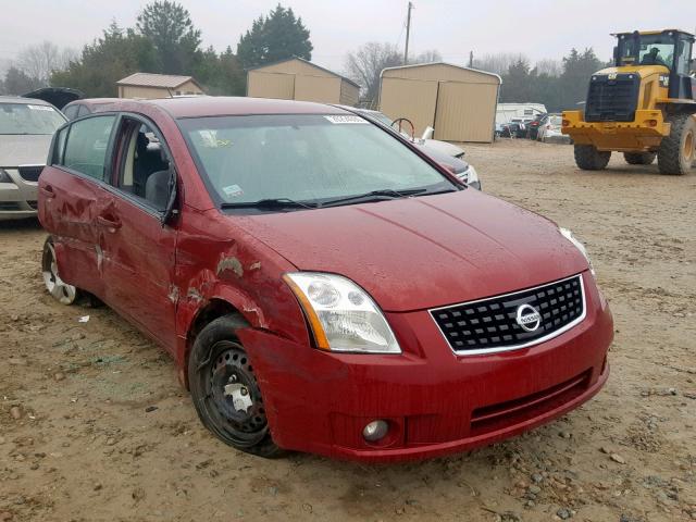 3N1AB61E68L744330 - 2008 NISSAN SENTRA 2.0 RED photo 1