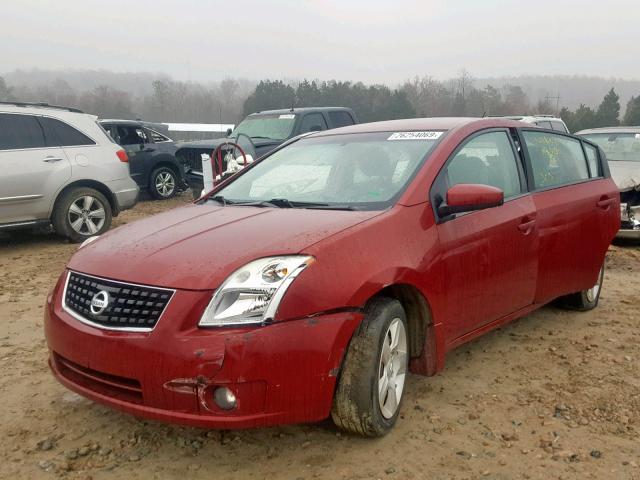 3N1AB61E68L744330 - 2008 NISSAN SENTRA 2.0 RED photo 2