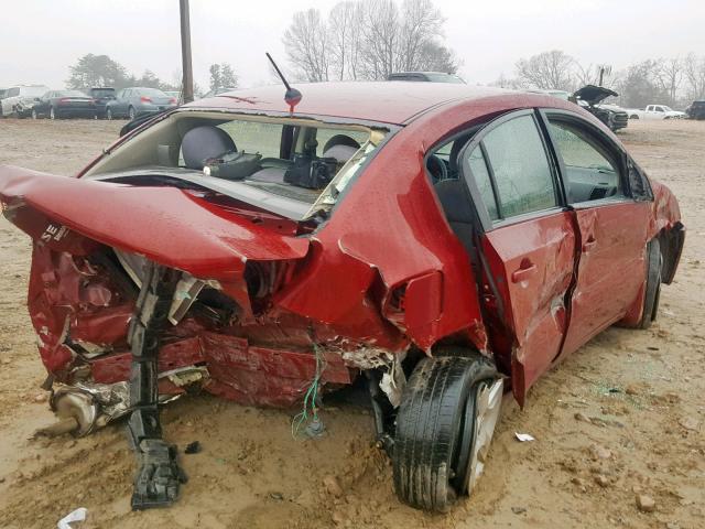 3N1AB61E68L744330 - 2008 NISSAN SENTRA 2.0 RED photo 4