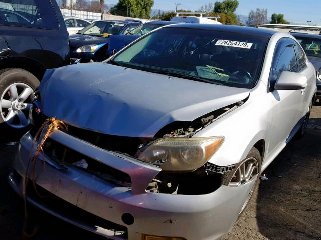 JTKDE177470195406 - 2007 TOYOTA SCION TC SILVER photo 2