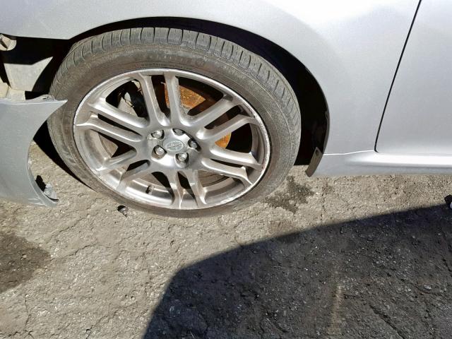 JTKDE177470195406 - 2007 TOYOTA SCION TC SILVER photo 9