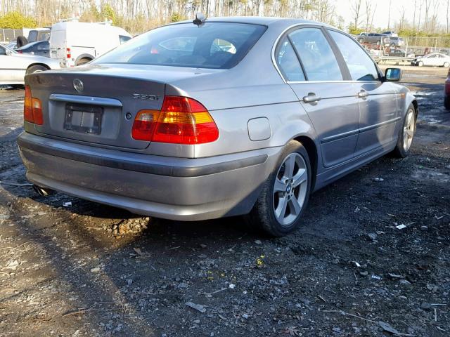 WBAEV53434KM38179 - 2004 BMW 330 I GRAY photo 4