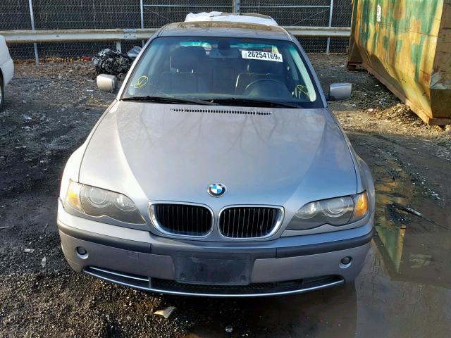 WBAEV53434KM38179 - 2004 BMW 330 I GRAY photo 9