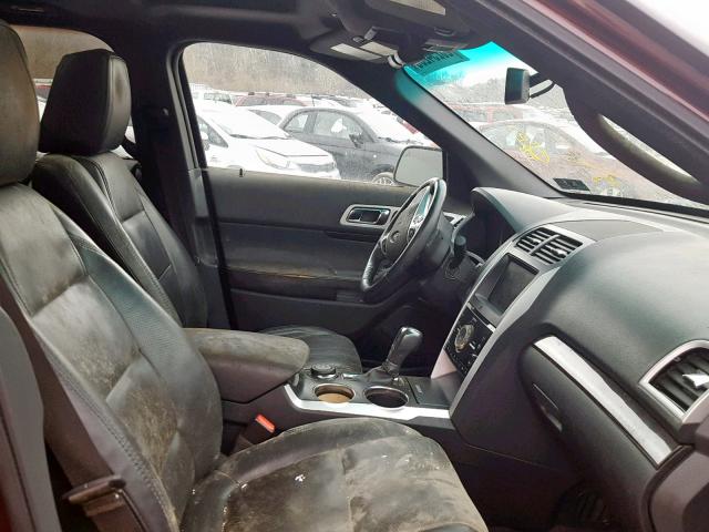 1FMHK8F88BGA56122 - 2011 FORD EXPLORER L GRAY photo 5