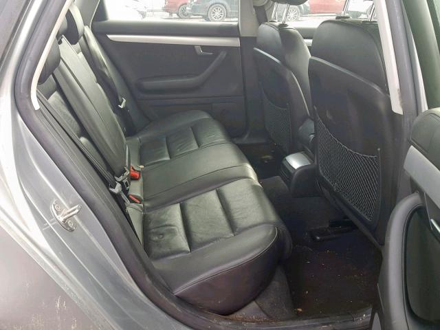 WAUDF78E07A216909 - 2007 AUDI A4 2.0T QU GRAY photo 6