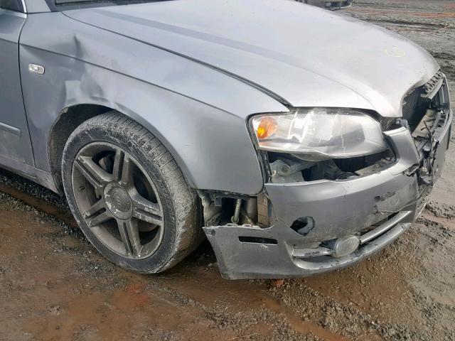 WAUDF78E07A216909 - 2007 AUDI A4 2.0T QU GRAY photo 9