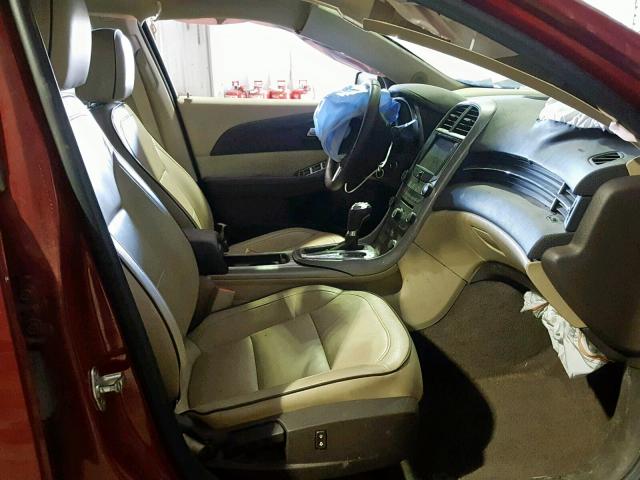 1G11F5SR8DF348099 - 2013 CHEVROLET MALIBU 2LT RED photo 5