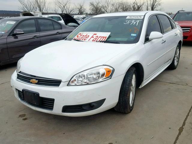 2G1WC5EM4B1122094 - 2011 CHEVROLET IMPALA LTZ WHITE photo 2