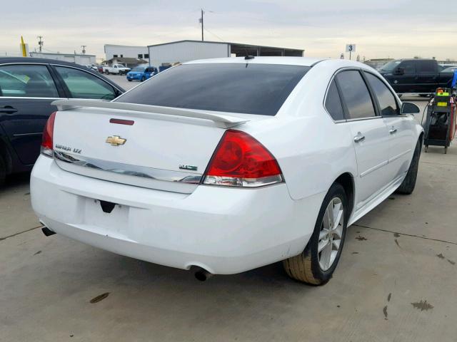 2G1WC5EM4B1122094 - 2011 CHEVROLET IMPALA LTZ WHITE photo 4