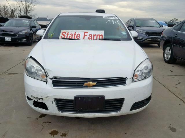 2G1WC5EM4B1122094 - 2011 CHEVROLET IMPALA LTZ WHITE photo 9