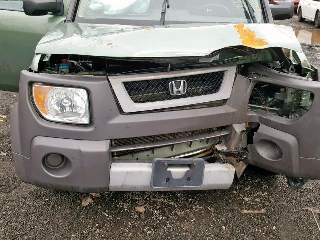 5J6YH28603L053827 - 2003 HONDA ELEMENT EX GRAY photo 9