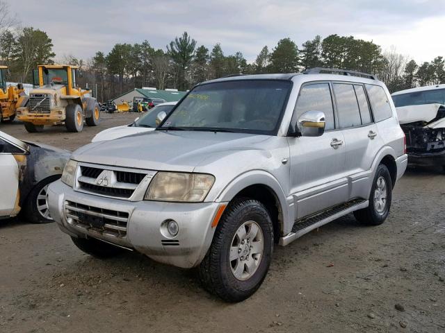 JA4NW51S73J016268 - 2003 MITSUBISHI MONTERO LI SILVER photo 2