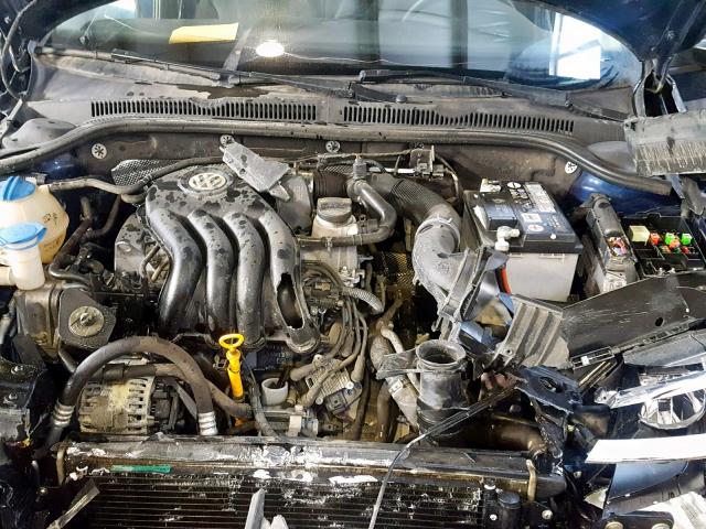 3VW2K7AJ6DM423362 - 2013 VOLKSWAGEN JETTA BASE Կապույտ լուսանկար 7