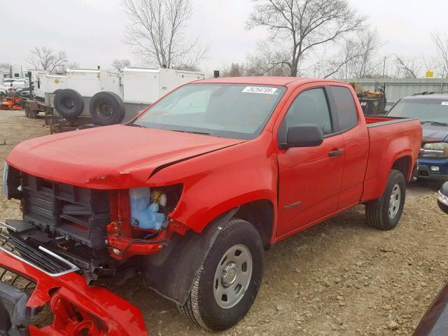 1GCHSBEA1J1133579 - 2018 CHEVROLET COLORADO RED photo 2