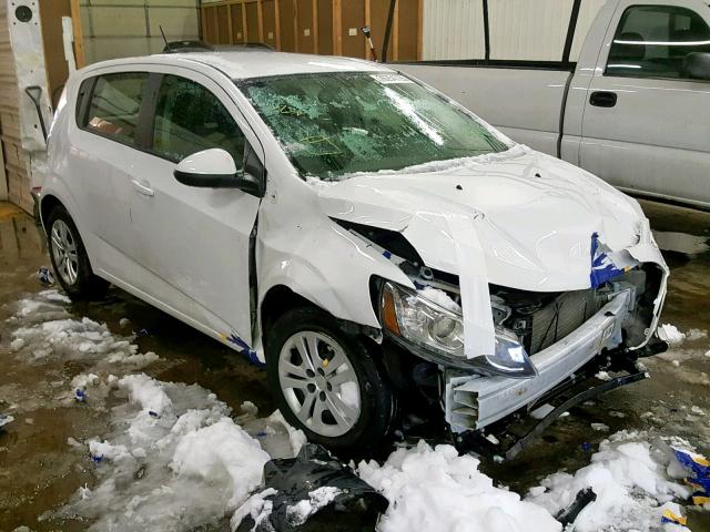 1G1JG6SH8H4152286 - 2017 CHEVROLET SONIC WHITE photo 1