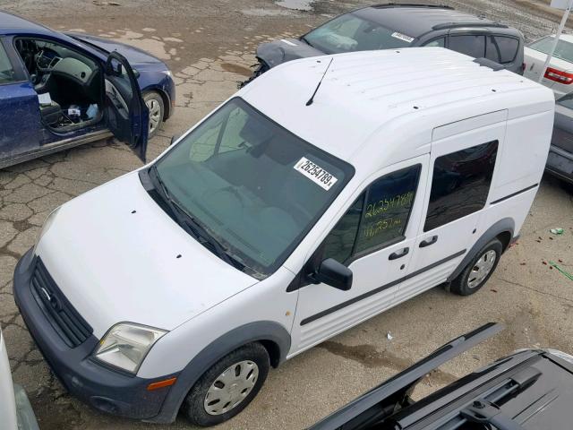 NM0LS6AN7DT135885 - 2013 FORD TRANSIT CO WHITE photo 2