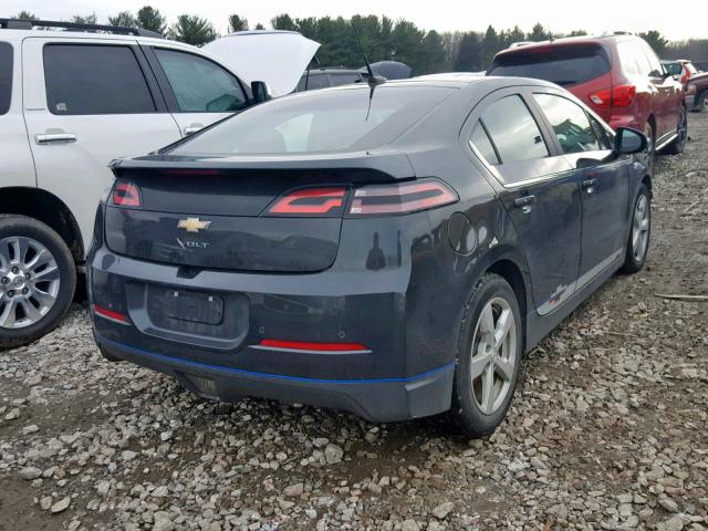 1G1RH6E47EU152879 - 2014 CHEVROLET VOLT BLACK photo 4