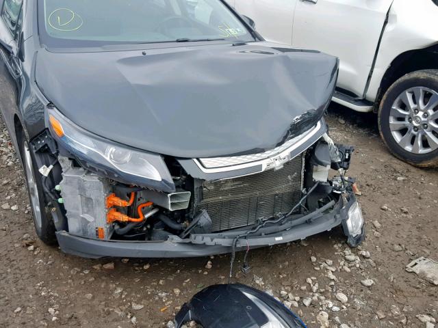 1G1RH6E47EU152879 - 2014 CHEVROLET VOLT BLACK photo 9