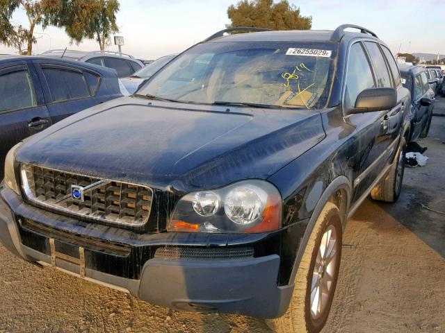 YV1CZ911851171962 - 2005 VOLVO XC90 T6 BLACK photo 2