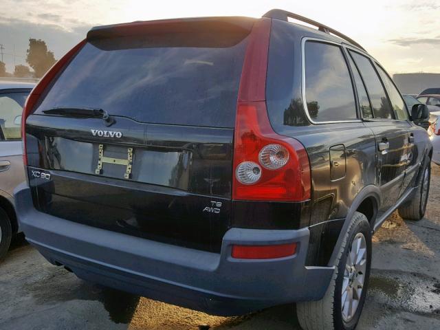 YV1CZ911851171962 - 2005 VOLVO XC90 T6 BLACK photo 4