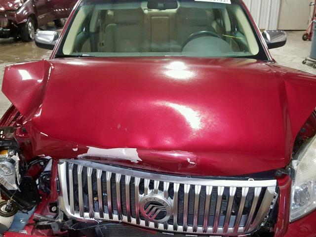 1MEHM40W08G616074 - 2008 MERCURY SABLE LUXU BURGUNDY photo 7