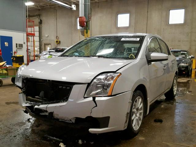 3N1AB61E38L622749 - 2008 NISSAN SENTRA 2.0 GRAY photo 2