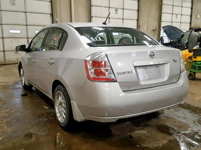 3N1AB61E38L622749 - 2008 NISSAN SENTRA 2.0 GRAY photo 3