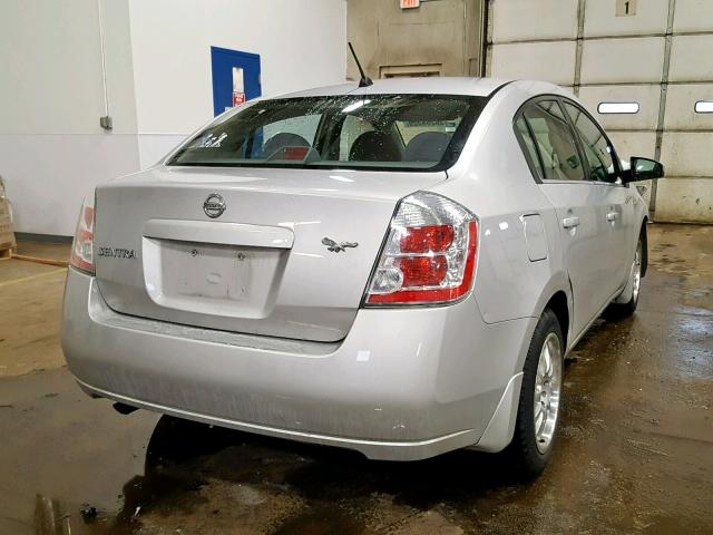 3N1AB61E38L622749 - 2008 NISSAN SENTRA 2.0 GRAY photo 4