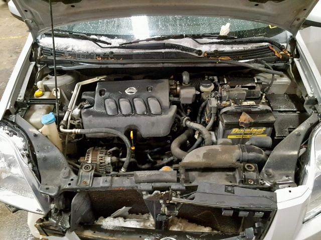 3N1AB61E38L622749 - 2008 NISSAN SENTRA 2.0 GRAY photo 7