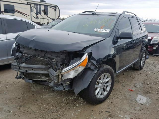 2FMDK3GC2DBC29826 - 2013 FORD EDGE SE BLACK photo 2