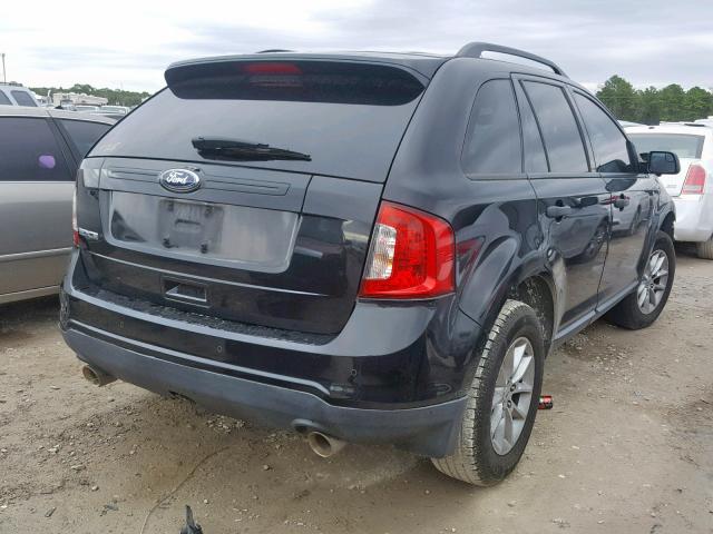 2FMDK3GC2DBC29826 - 2013 FORD EDGE SE BLACK photo 4