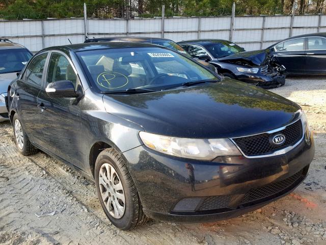 KNAFU4A21A5811765 - 2010 KIA FORTE EX BLACK photo 1