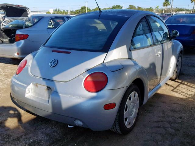 3VWBA21C6XM448581 - 1999 VOLKSWAGEN NEW BEETLE Gümüş foto 4