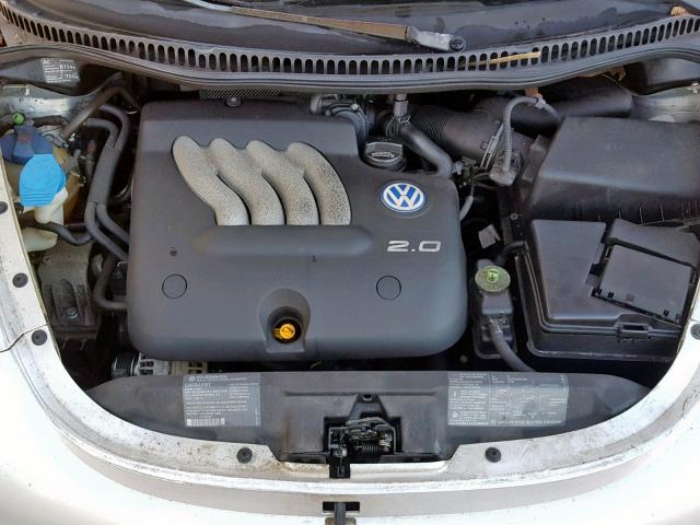3VWBA21C6XM448581 - 1999 VOLKSWAGEN NEW BEETLE Gümüş foto 7