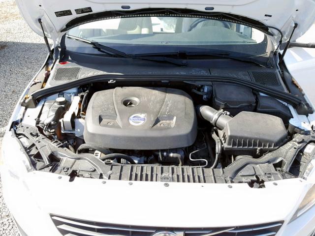 YV140MFB4F1309629 - 2015 VOLVO S60 PREMIE WHITE photo 7