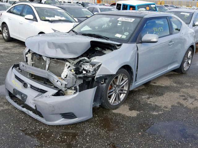 JTKJF5C77C3031931 - 2012 TOYOTA SCION TC ნაცრისფერი ფოტო 2
