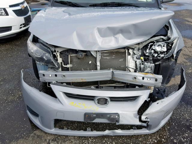 JTKJF5C77C3031931 - 2012 TOYOTA SCION TC ნაცრისფერი ფოტო 7