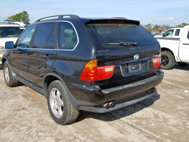 5UXFB335X2LH38341 - 2002 BMW X5 4.4I BLACK photo 3