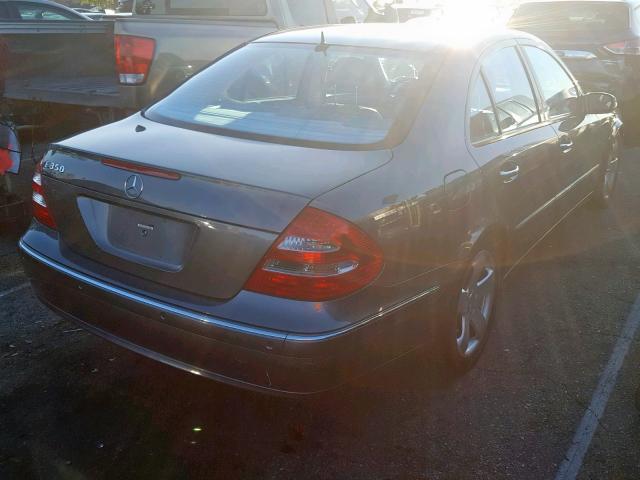 WDBUF56J36A897538 - 2006 MERCEDES-BENZ E 350 GRAY photo 4