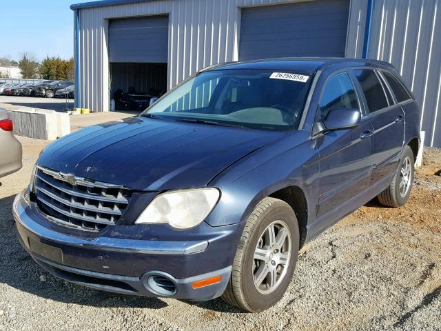 2A8GM68X97R250014 - 2007 CHRYSLER PACIFICA T BLUE photo 2