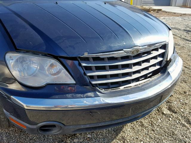 2A8GM68X97R250014 - 2007 CHRYSLER PACIFICA T BLUE photo 9