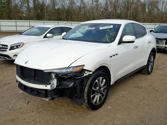 ZN661XUA1JX279050 - 2018 MASERATI LEVANTE WHITE photo 2