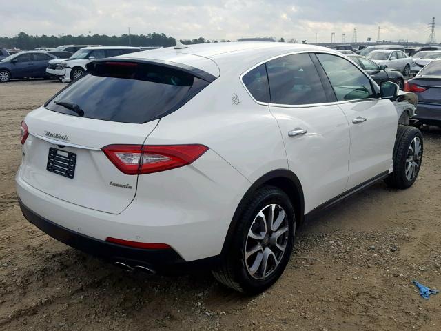 ZN661XUA1JX279050 - 2018 MASERATI LEVANTE WHITE photo 4