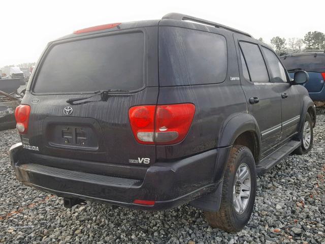 5TDZT38A05S247147 - 2005 TOYOTA SEQUOIA LI BLACK photo 4