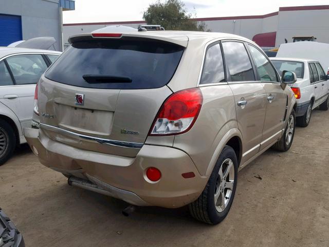 3GSCL93Z98S683795 - 2008 SATURN VUE HYBRID BEIGE photo 4