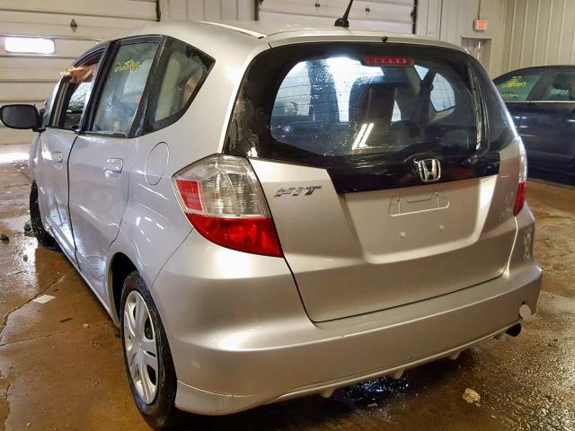 JHMGE8H30BC023193 - 2011 HONDA FIT SILVER photo 3