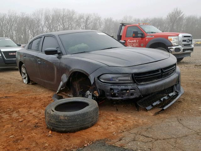 2C3CDXHG4GH214611 - 2016 DODGE CHARGER SX BLACK photo 1