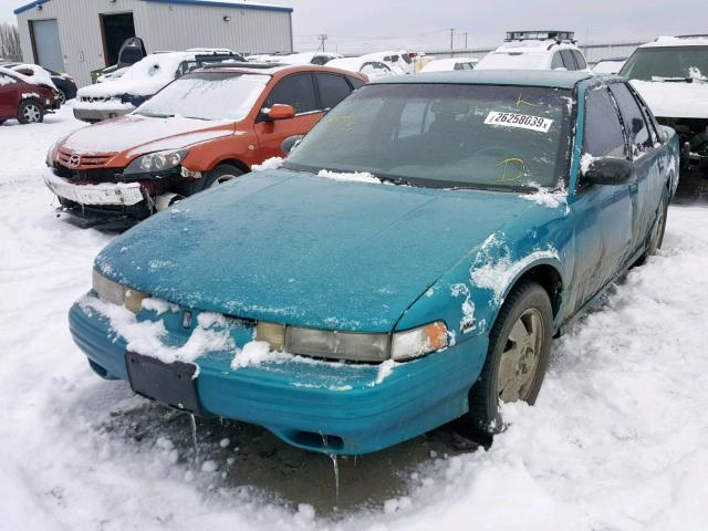 1G3WH52X1SD300345 - 1995 OLDSMOBILE CUTLASS SU TEAL photo 2