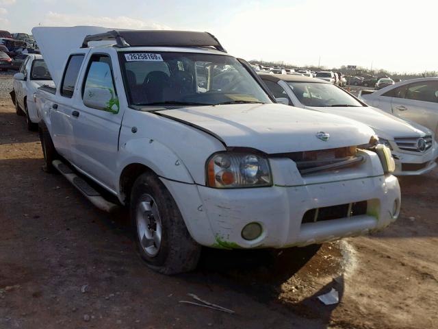 1N6ED27T61C402334 - 2001 NISSAN FRONTIER C WHITE photo 1