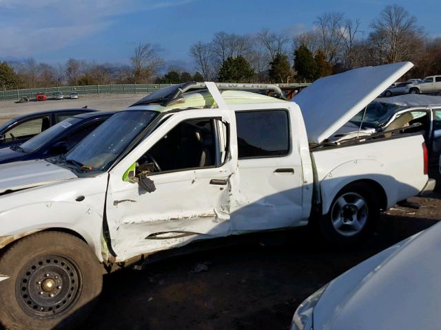 1N6ED27T61C402334 - 2001 NISSAN FRONTIER C WHITE photo 9